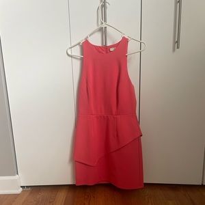 Coral Sleevless Shift dress